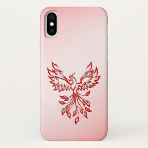 Case-Mate iPhone Case Vol d'un Phoenix rouge sur rose