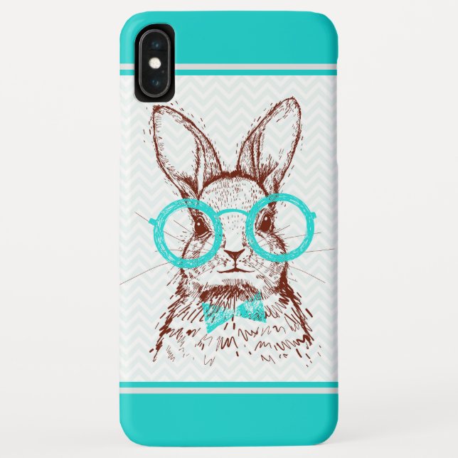Coques Case-Mate iPhone Volet de Pâques Turquoise Hipster | Vacances (Dos)
