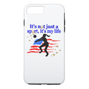 COQUE Case-Mate POUR iPhone VOLLEYBALL LIFE USA FLAG DESIGN