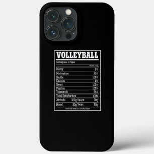 Case-Mate iPhone Case Volleyball Nutrition Faits Femmes Joueuses 