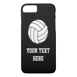 Coque iPhone 7 Volleyball (personnalisable)