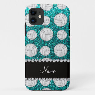 Coque Case-Mate Pour iPhone Volleyballs lumineux nommés faits sur commande de