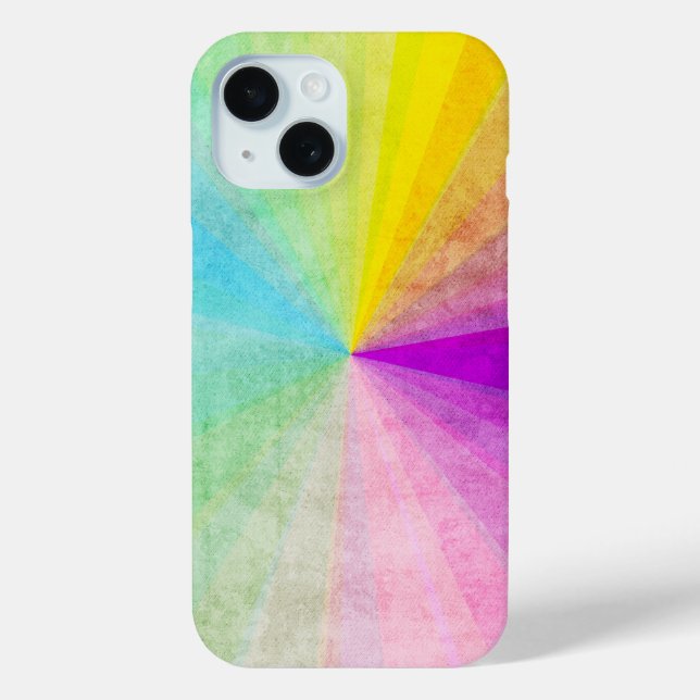 Coques Case-Mate iPhone Vortex arc-en-ciel (Verso)