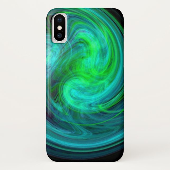 Coques Case-Mate iPhone VORTEX LÉGER, bleu éclatant (Dos)