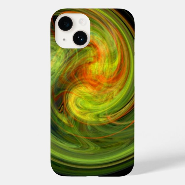 Coques Case-Mate iPhone VORTEX LÉGER, jaune vif (Verso)