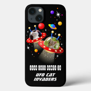 Case-Mate iPhone Case Vos chats dans un vaisseau spatial Alien UFO Sci F