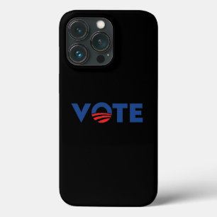 Case-Mate iPhone Case Vote hope rouge noir et bleu typographie démocrate