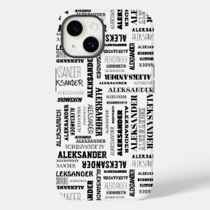 Coque Pour iPhone 14 Votre (Long) nom est partout