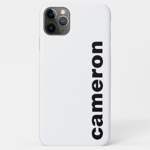 Case-Mate iPhone Case Votre nom Modern White