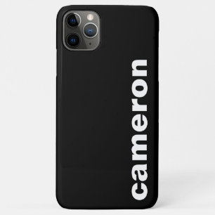Case-Mate iPhone Case Votre nom Moderne Noir