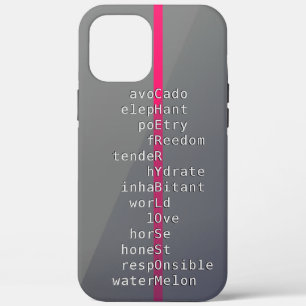 Case-Mate iPhone Case Votre nom ou message avec des mots croisés ?