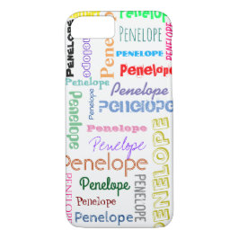 Case-Mate iPhone Case Votre nom Word Cloud Fun Fontes Typographie