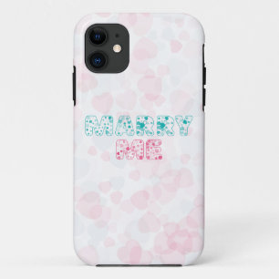 Case-Mate iPhone Case Voudrez-Vous M'épouser? Mon Coeur Sucré