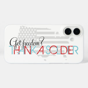 Coques iPhone 16 Plus Vous avez la liberté ? Merci Un Soldat