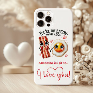Coque iPhone 15 Mini Vous êtes le bacon pour mes œufs, drôle de Saint-V