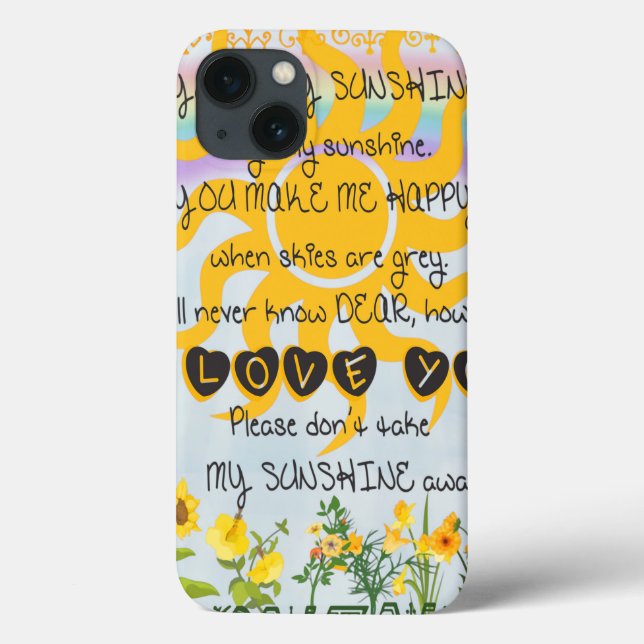Coques Case-Mate iPhone Vous Êtes Mon Soleil (Verso)