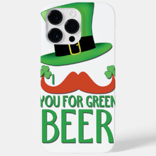 Coque Pour Pour iPhone 14 Pro Max vous moustache pour la bière verte gingembre mous