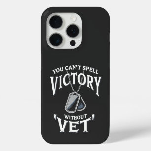 Coque iPhone 15 Pro Vous ne pouvez pas crier victoire sans vétéran vét