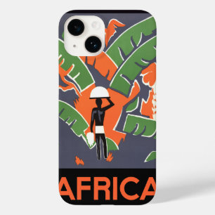 Coques Pour iPhone Voyage Art Déco vintage, Amérindien dans la jungle