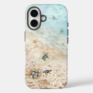 Coques iPhone 16 Voyage de la tortue de mer