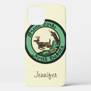 Coques Pour iPhone Voyage Vintage, Grand Forks, Dakota du Nord