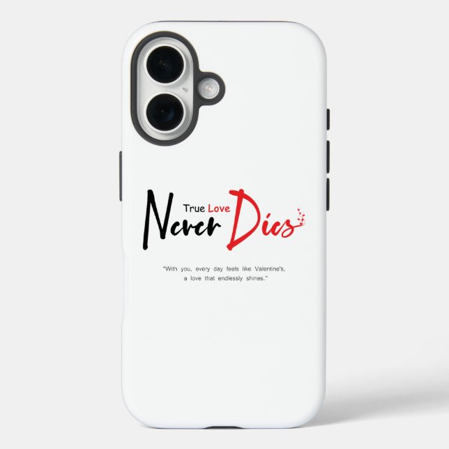 Coques Case-Mate iPhone Vrai amour jamais mourir (Verso)