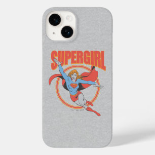 Coque Pour iPhone 14 Vrai Vintage Supergirl Flying Graphic