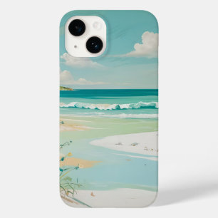 Coque Pour iPhone 14 Vue côtière calme