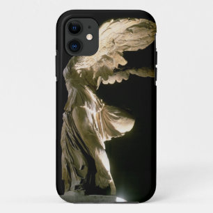 Coque iPhone 11 Vue de côté de la victoire de Samothrace (Parian