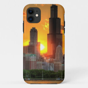 Etui iPhone Case-Mate Vue de l'horizon de Chicago d'Adler