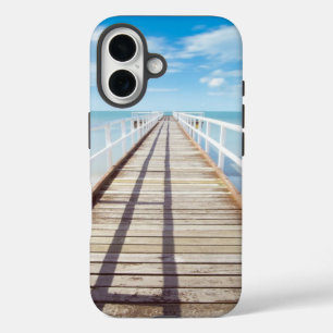 Coques iPhone 16 Vue depuis Pier sur la mer