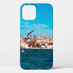 Case-Mate iPhone Case Vue d'Istanbul avec mouettes par beau temps, B