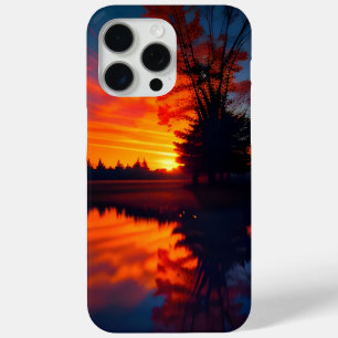 Coque iPhone 15 Pro Max Vue du coucher du soleil deux