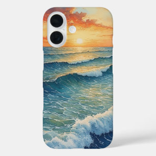 Coques iPhone 16 Vue panoramique sur l'eau