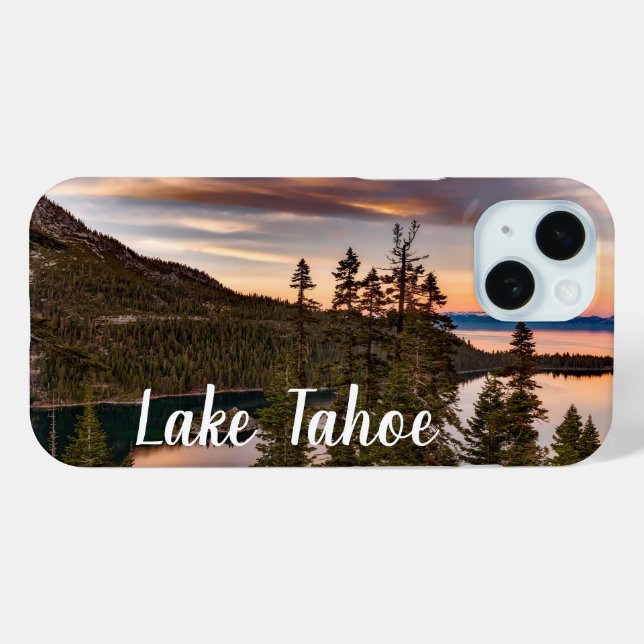 Coques Case-Mate iPhone Vue Pittoresque du lac Tahoe (Verso (horizontal))
