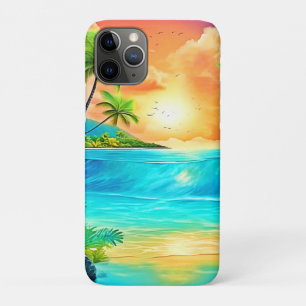 Case-Mate iPhone Case Vue sur la plage Tropical Sunset Paradise