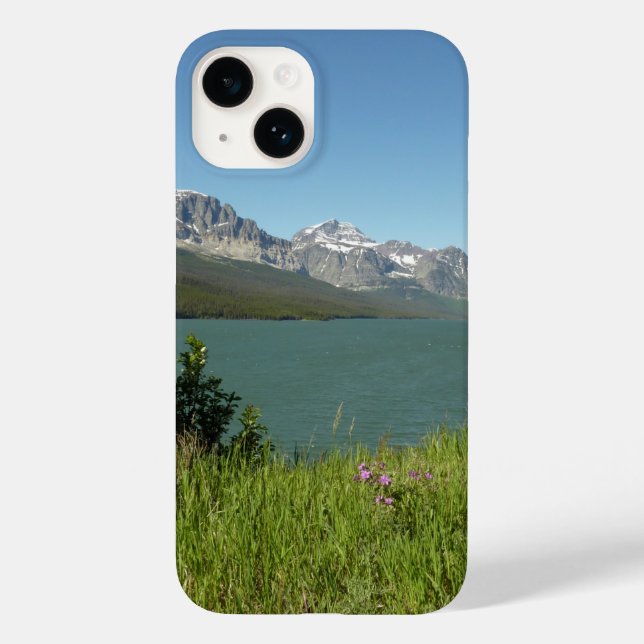 Coques Case-Mate iPhone Vue sur le lac Swiftcurrent du parc national des G (Verso)