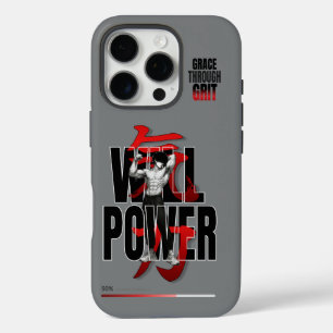 Coques iPhone 16 Pro VYTROS "WILLPOWER" Fitness esthétique