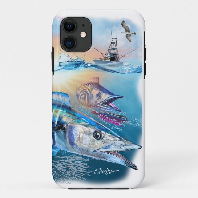 Coques Case-Mate iPhone Wahoo pêche imprimer sur votre téléphone (Dos)