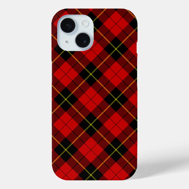 Coques Case-Mate iPhone Wallace Red Tartan (Verso)