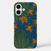 Walter Crane Modèle floral de jour de lis vintage