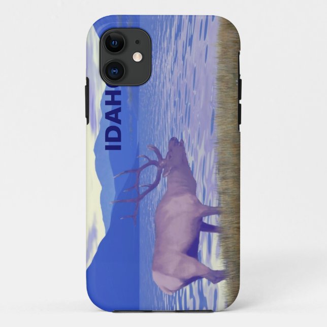 Coques Case-Mate iPhone Wapiti (Elk) Sur Le Lac (Dos)