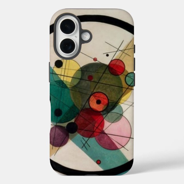 Coques Case-Mate iPhone Wassily Kandinsky Cercles Abstraits (Verso)