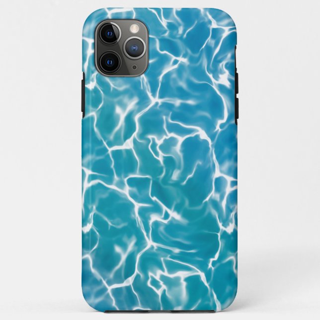 Coques Case-Mate iPhone Water bleu (Dos)