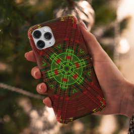 Case-Mate iPhone Case Weaver Mandala rouge et vert