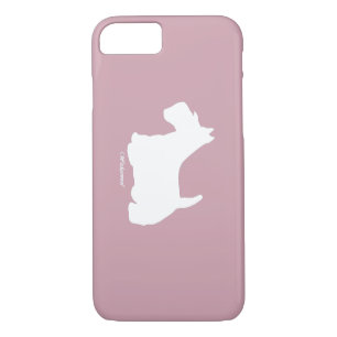 Coque Case-Mate Pour iPhone Wedgewof Scottish Terrier Pink