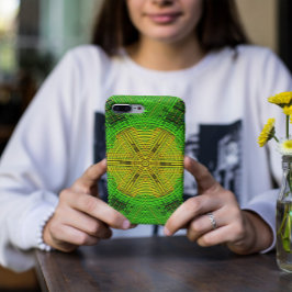 Case-Mate iPhone Case Weer Mandala jaune et vert