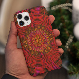 Case-Mate iPhone Case Weer Mandala rouge rose et jaune