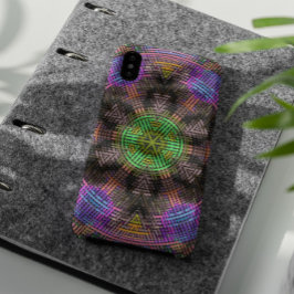 Case-Mate iPhone Case Weer Mandala vert rose et bleu