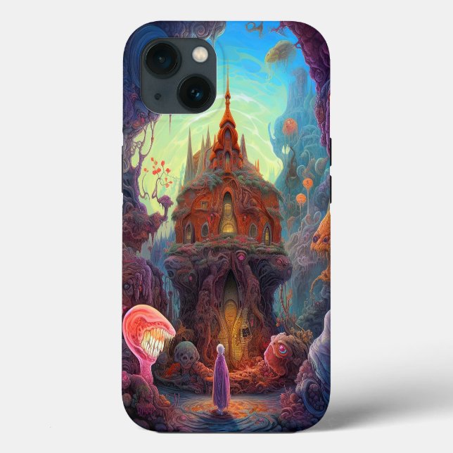 Coques Case-Mate iPhone Weight Déplaisant House Surreal Art (Verso)